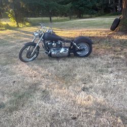 Harley Davidson Wide Glide Primer Black 88 Cubic Inch