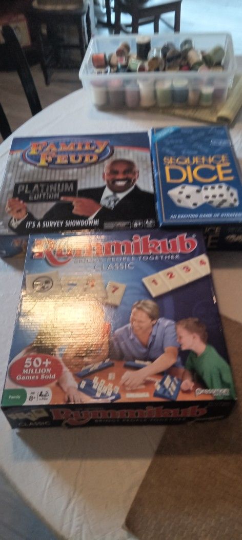 Three Classic Family Board Games