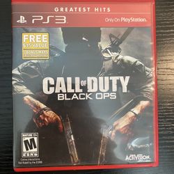 Call Of Duty: Black Ops (Greatest Hits For Sony PlayStation 3 Complete In Box)
