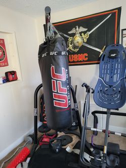 100 lb UFC bag with  stand.