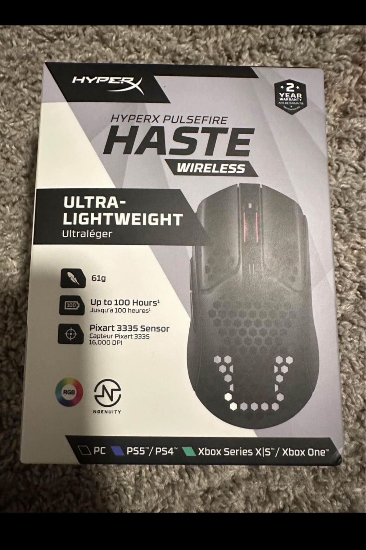 HyperX Pulsefire Haste - Wireless Gaming Mouse