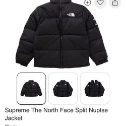 Supreme The North Face Split Nuptse Jacket