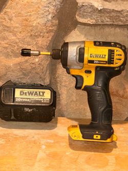 DeWalt impact drill with battery