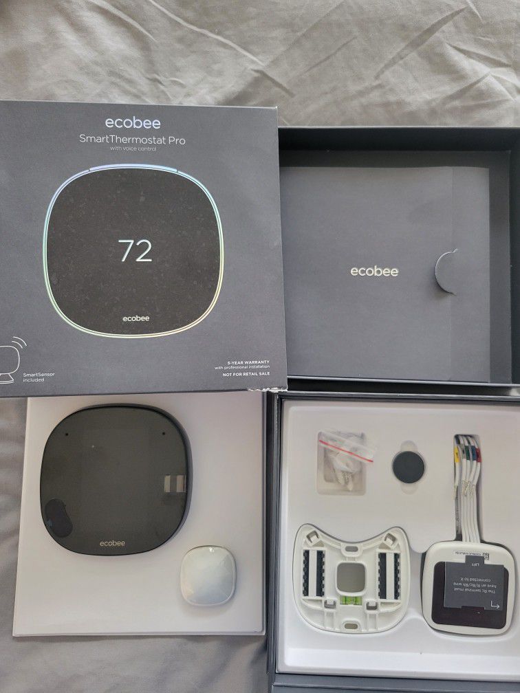 Ecobee Smart Thermostat Pro 5.  Open Box New