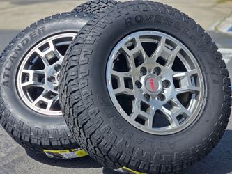 17 inch TRD Style rims AT tires Toyota 4runner Tacoma Tundra rims FJ GX