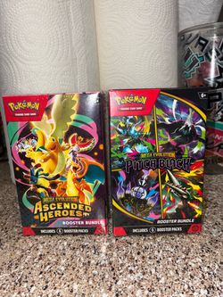Pokémon TCG Mega Evolution Booster Bundle Lot ascended heroes and pitch black!