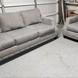 Grey Couches Set Delivery Available