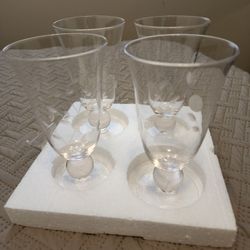 Princess House 4 Glass Set - New