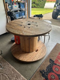 Wood spool 45”