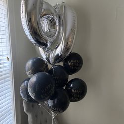 60th Birthday balloons Set 