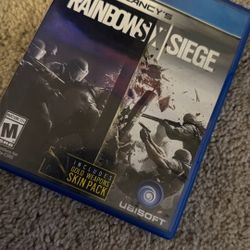 PS4 Rainbow Six Siege 