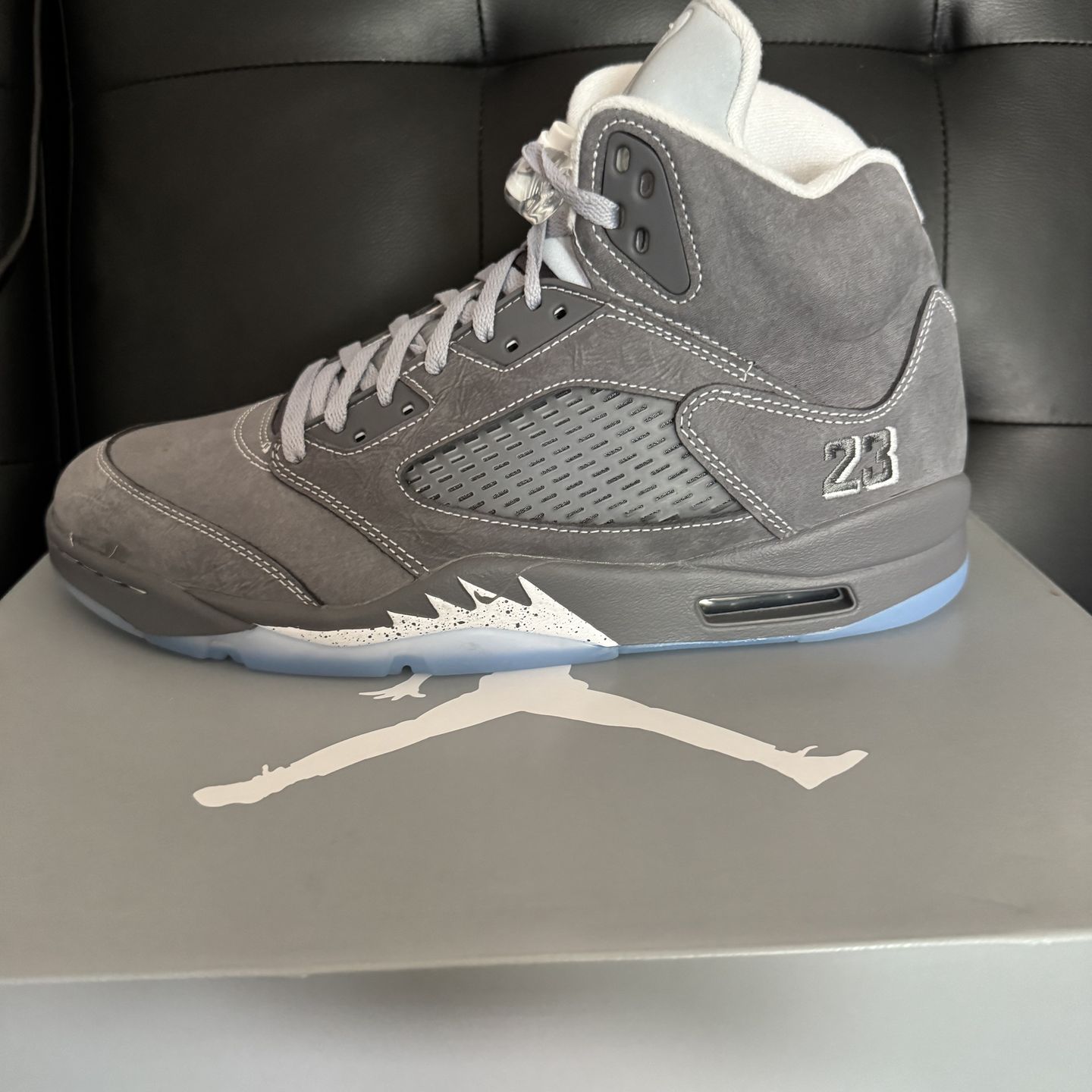 Air Jordan 5 Wolf Grey Size 12