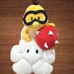 SUPER MÁRIO BROS LAKITU PLUSH NINTENDO KOOPA CLOUD 2015.JAPAN  8”