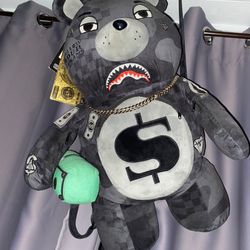 Sprayground 3AM Never Sleeps Teddy bear Backpack