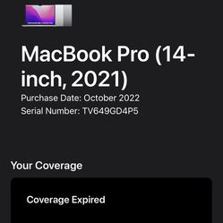 Apple MacBook Pro 14” 2021