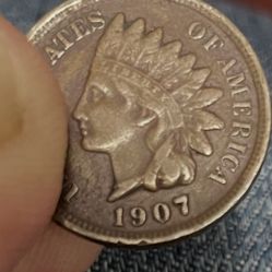 1907 Indian Penny