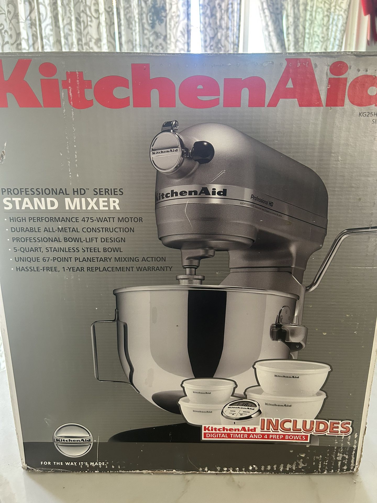 Kitchenaid Mixer Professional HD, 5-Quart Stand Mixer