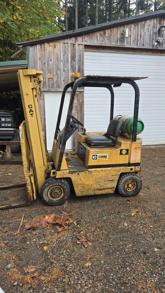 1993 Caterpillar Cat Propane Forklift 3k Pound Fork Lift