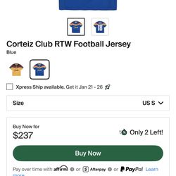 corteiz RTW football jersey 