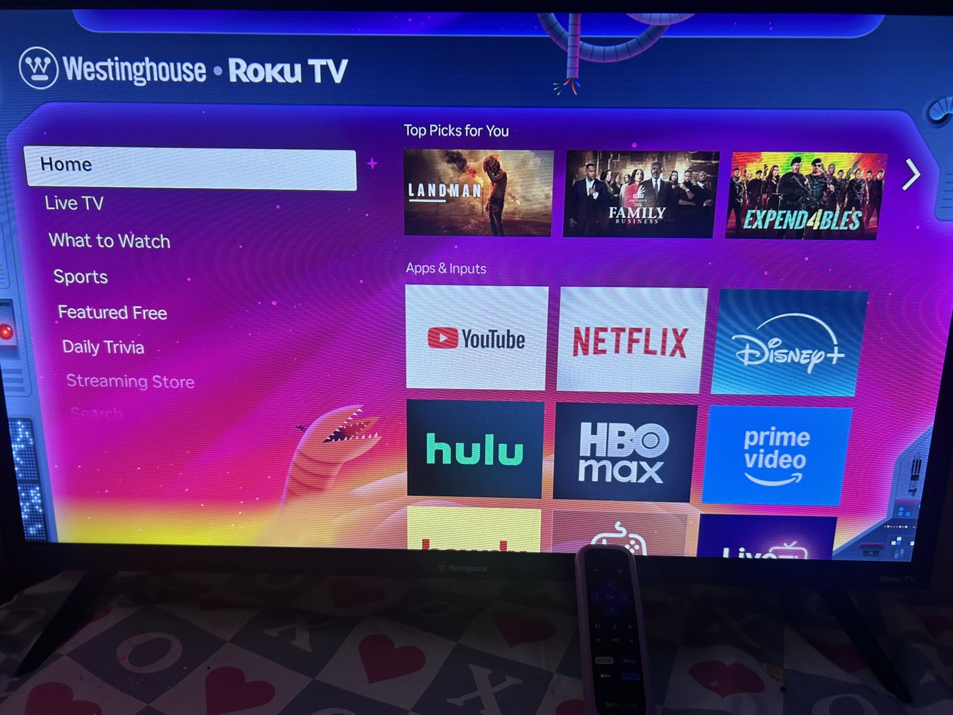 Westinghouse 32” Roku Smart TV 2024 + Remote – $100