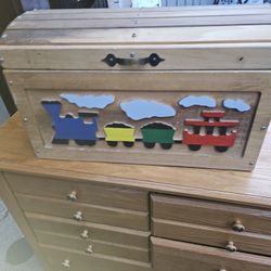 Prices Firm.. Very Cute Children's Handmade Toy Box