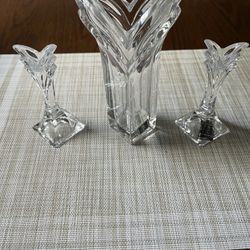 It’s A Beautiful Three Pieces Set Candle Holder From MIKASA Never Been Used 