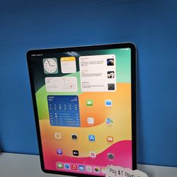 Apple IPad Pro 12.9 4th Generation Tablet - $1 To Take it Home same Day and Pay the Rest later!