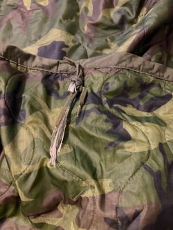 US Military Woodland Camouflage Poncho Liner Woobie