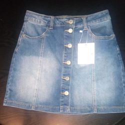 I & M Jean Skirt