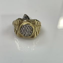 Yellow gold ring 10k 147952-1 