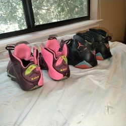 Jordan 7s And Lebron 12s