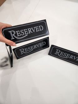 Reserved Signs