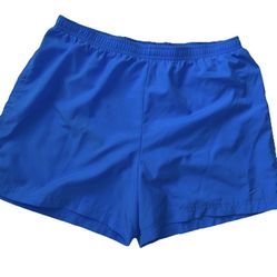 Nike Shorts Size Large 10/12 Blue Drawstring/Inside Pocket