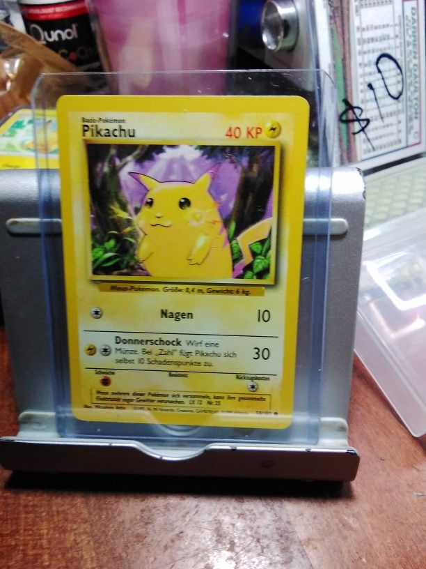 95-99 Pokemon PIKACHU German 58/102