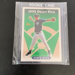 1992 Derek Jeter Draft Pick Rookie Card 