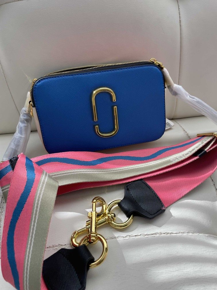 Marc Jacobs the Snapshot Crossbody Bag Blue