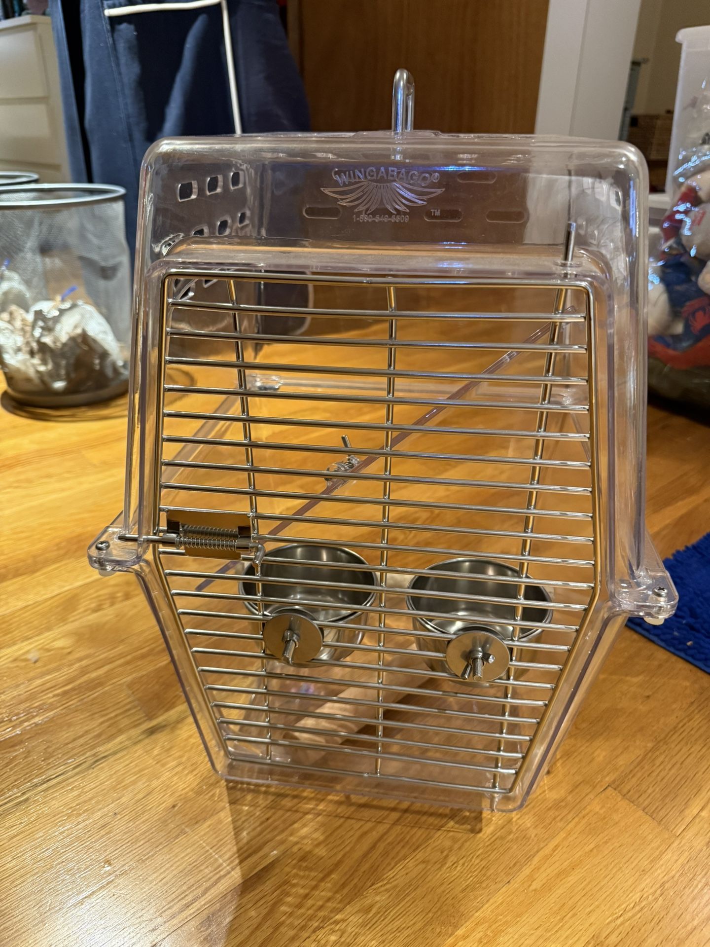 Parrot Clear Lexon Clear Travel Cage