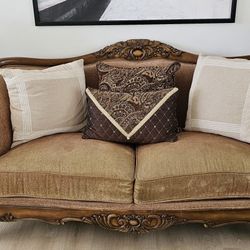Vintage Solid Wood Sofa - Great Condition