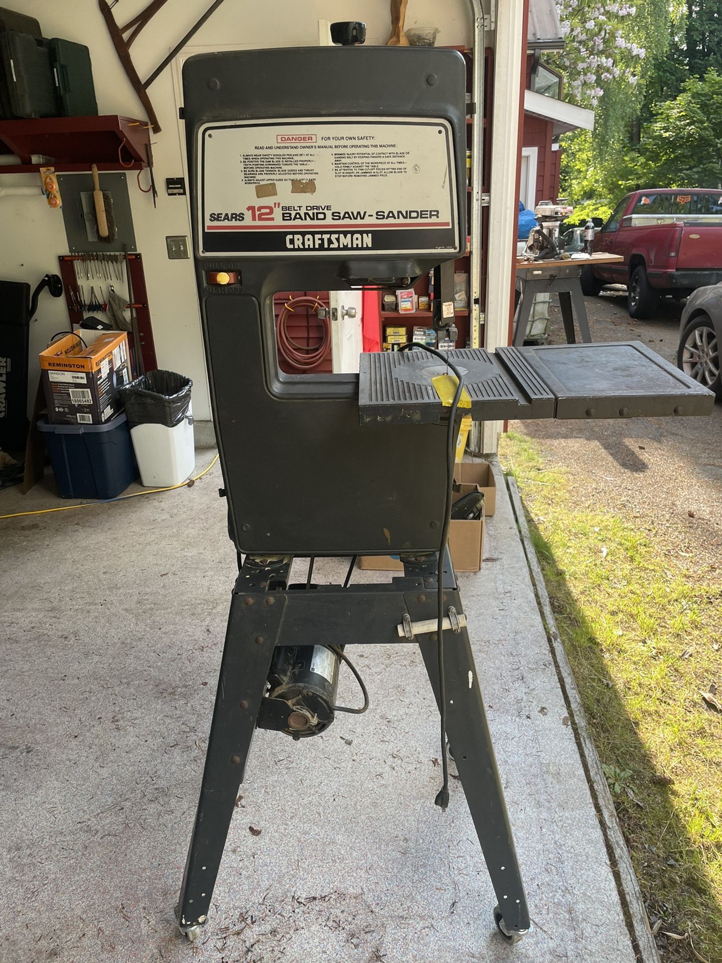 Craftsman 12” Band Saw And Sander