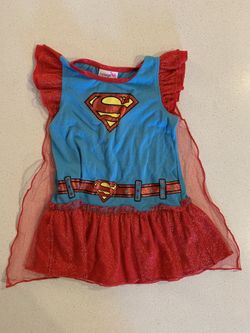 Supergirl Halloween Costume Kids 2T