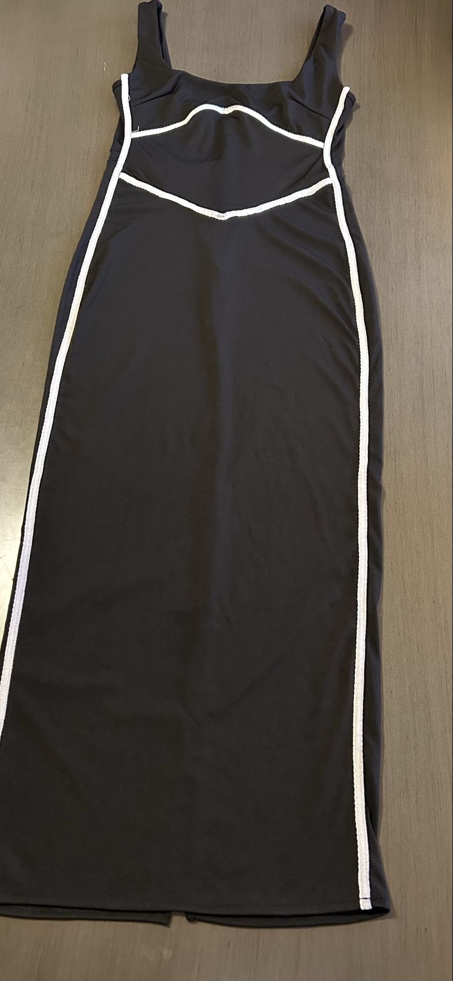 Vestido largo ajustado size M
