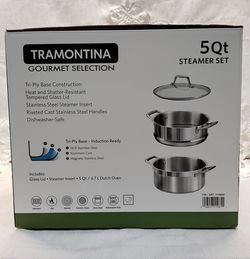 Tramontina 5 qt Steamer Set Stainless Steel