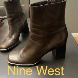 2 Pairs Of Women’s Brown Leather Boots