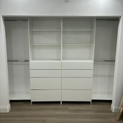 Yes! They Are Available!! Medium And Small Sliding Door In Line Closet Storage Organizers On Sale Starting Price Per Organizer- Read Sizes Below