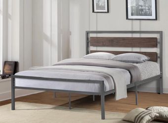 Twin bed and mattress
