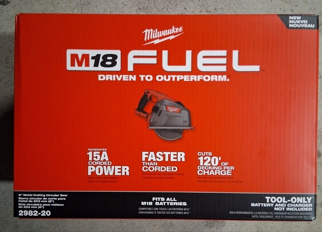 Milwaukee Fuel M18 8" Metal Cutting Saw ( TOOL Only)