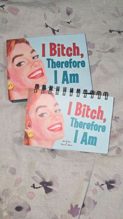 I B**** therefore I Am, tabletop flip book novelty.