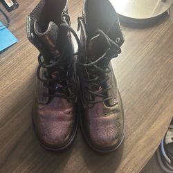 GIRLS GLITTER PURPLE BOOT FOR SALE