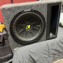 Kicker Subwoofer In Pioneer Box With Extra Sub