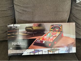 Vintage GAMEROOM PRODUCTS Portable Gaming System Tabletop Pinball Game 16in RARE